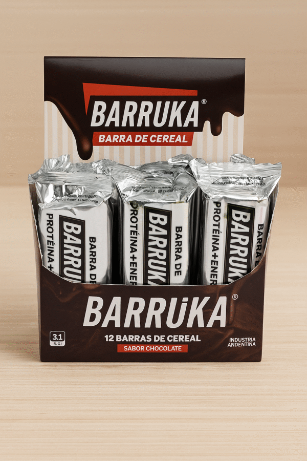 Barra de cereal sabor CHOCOLATE - Exhibidor x12